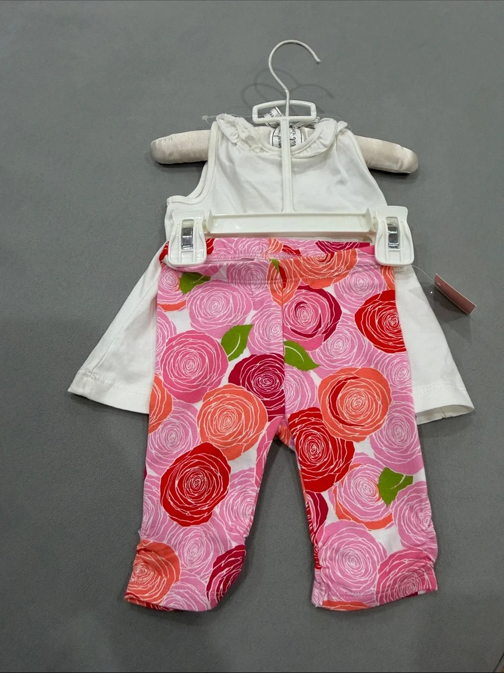 First Impressions 2-Piece Floral Outfit Set | 3–6 Months